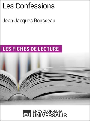 cover image of Les Confessions de Jean-Jacques Rousseau